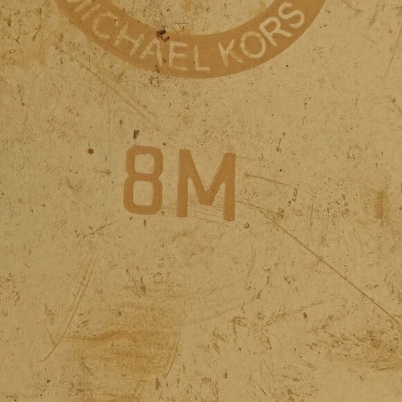 Michael Kors Claudia Navy Blue Patent Leather Flat Thong Sandals Sz 8 PW16A - Picture 6 of 7